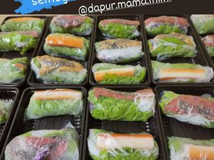 Segarnya Vietnam Spring Roll Topping Ayam-Crab Stick, Cocok buat Diet