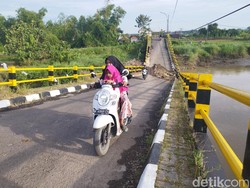 Jembatan Kacangan Belum Diperbaiki, Pemkab Gresik Ungkap Alasannya
