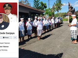 Akun Facebook Catut Nama Bupati Tabanan, Pegawai Pemkab Resah