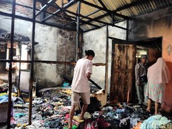 Rumah Terbakar di Asahan, 2 Bocah Tewas saat Tidur Siang di Kamar