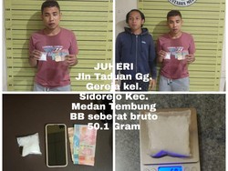 Polisi Tangkap Pria Asal Medan Tembung Residivis Bandar Sabu