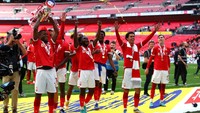 Nottingham Forest meraih tiket promosi ke Premier League usai menyingkirkan Huddersfield Town 1-0 di babak play-off. (Foto: Getty Images/Christopher Lee)