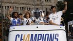 Potret Pesta Kemenangan Real Madrid Usai Juara Liga Champions
