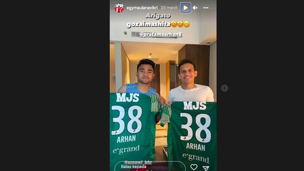 Potongan Instagram Egy Maulana Vikri (@egymaulanavikri)