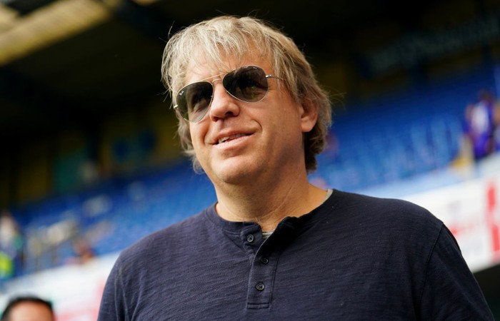Prospective Chelsea owner Todd Boehly on the pitch after the Premier League match at Stamford Bridge, London. Picture date: Sunday May 22, 2022. (Photo by Adam Davy/PA Images via Getty Images)
