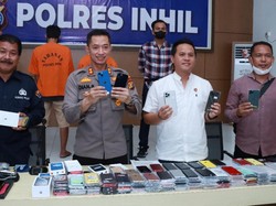 Polres Inhil Tangkap Ratusan Iphone Selundupan asal Singapura