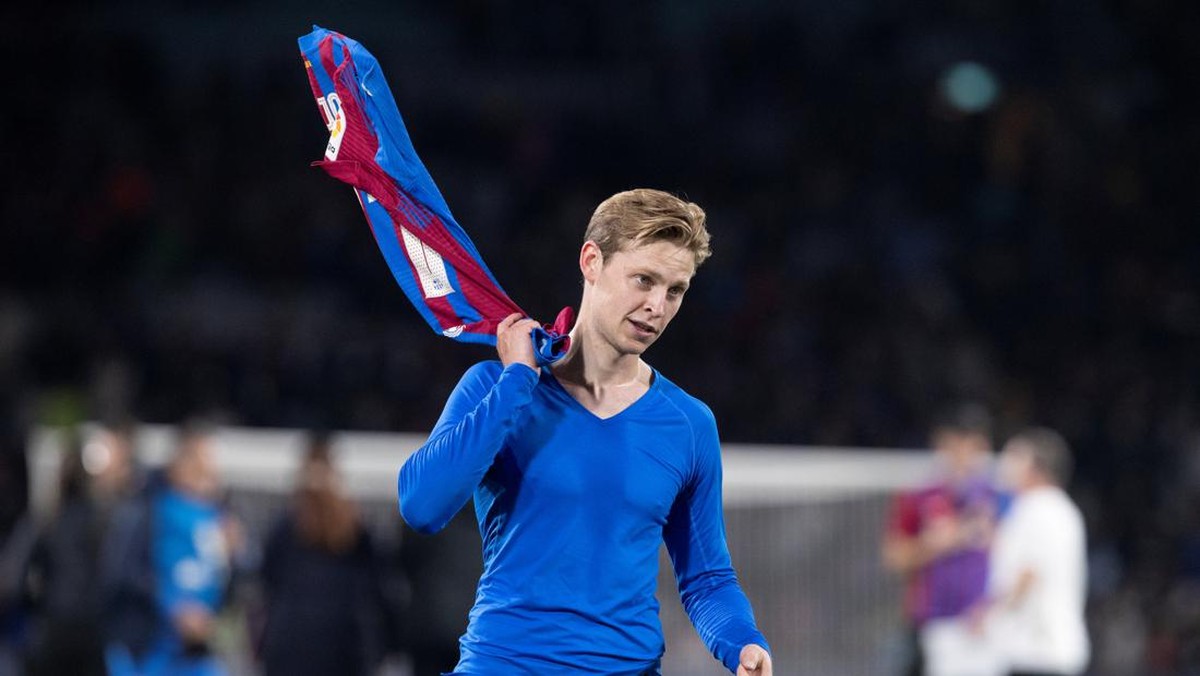 Frenkie de Jong enggan tinggalkan Barcelona. (Foto: Corbis via Getty Images/Steve Christo - Corbis)