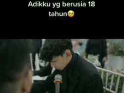Viral Bikin Nangis, Remaja Gantikan Ayah yang Meninggal Jadi Wali Nikah Kakak
