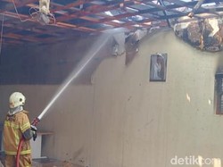 Gudang Masjid dan Aula Kantor Desa Gondangan Klaten Terbakar