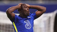 Kembalinya Lukaku ke Chelsea berjalan buruk. Cuma delapan gol dicetak dari 28 laga di Liga Inggris, akhirnya dipinjamkan lagi ke Inter (Getty Images)