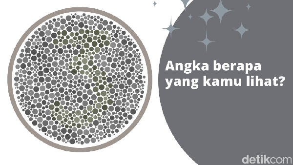 Tes Buta Warna, Berapa Angka yang Terlihat di Lingkaran?