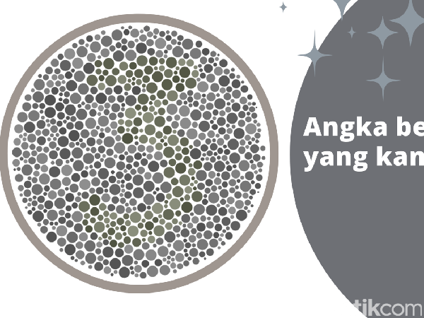 Tes Buta Warna, Berapa Angka yang Terlihat di Lingkaran?