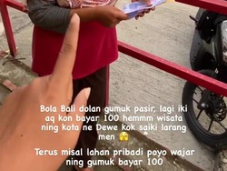 Viral, Pungli Rp 100 Ribu Masuk ke Gumuk Pasir