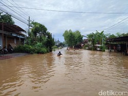 Ponorogo Terendam Banjir Usai Diguyur Hujan Lebat