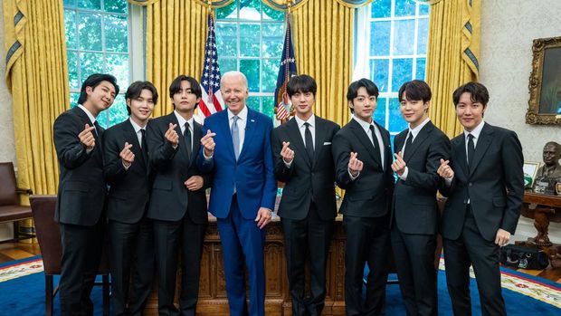 BTS dan presiden Joe Biden