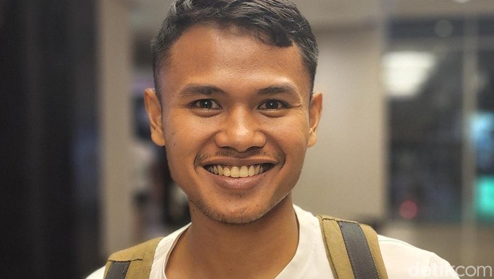 Dimas Drajat, pemain timnas Indonesia dari klub Persikabo 1973, menjelang laga lawan Bangladesh, Rabu (1/6/2022).