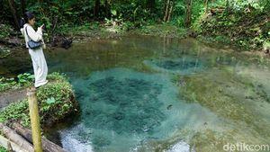 Jernihnya Air di Objek Wisata Udal Kali Gumuk Magelang