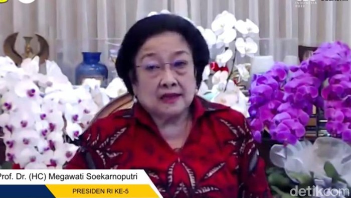 Megawati Soekarnoputri. (Foto: Tangkapan layar YouTube Untirta Official).