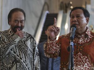 Surya Paloh Sebut Pertemuan dengan Prabowo Romantisme Persahabatan