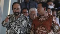 Momen Keakraban Surya Paloh dan Prabowo