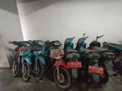 Potret Puluhan Motor Dinas Pemkot Depok Terbengkalai dan Berdebu