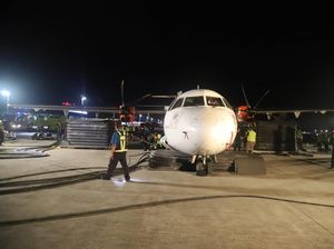 Insiden Wings Air, Area Apron di Ngurah Rai Sempat Disterilisasi Insiden Wings Air, Area Apron di Ngurah Rai Sempat Disterilisasi
