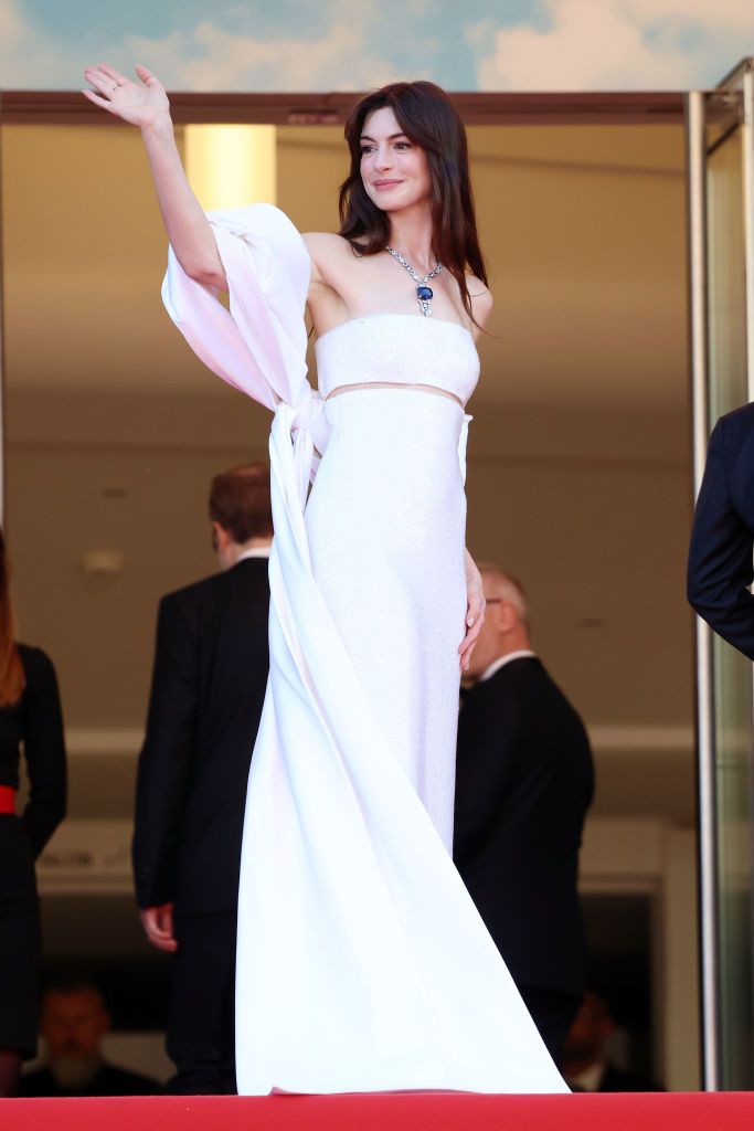 CANNES, FRANCE - MAY 19: Anne Hathaway attends the screening of 