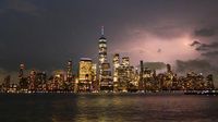 Keren! Begini Lansekap Kota New York Saat Dirundung Badai
