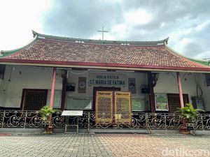 Gereja Unik Bernuansa Tionghoa di Glodok, Cagar Budaya Santa Maria de Fatima