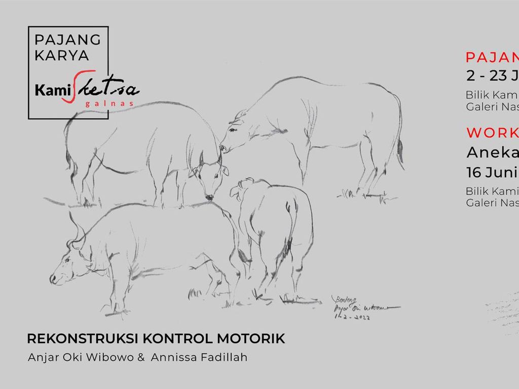 Dua Sketcher Pajang Karya di KamiSketsa Galeri Nasional Indonesia