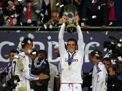 El Real juara Piala Super Spanyol 2014 dalam laga final di Cardiff City, Wales. Foto: Getty Images/Ian MacNicol