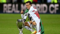 Momen Real Madrid juara Piala Super Spanyol 2014 dalam final di Cardiff amat istimewa buat Bale yang memang berasal dari Wales. Foto: Getty Images/Clive Mason