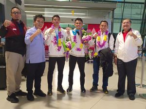 Kemenpora Sambut Kedatangan Juara Dunia dan Pemecah Rekor Panjat Tebing