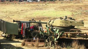 Foto: Kuburan Tank di Kota Asmara