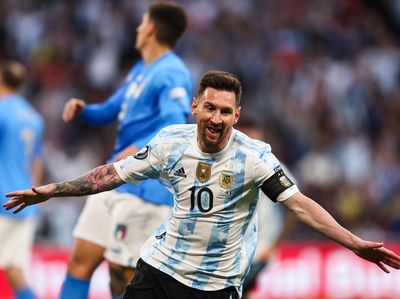 Foto: Aksi Berkelas Lionel Messi Bawa Argentina Juara Finalissima