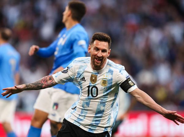 Foto: Aksi Berkelas Lionel Messi Bawa Argentina Juara Finalissima