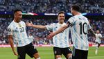 Foto: Aksi Berkelas Lionel Messi Bawa Argentina Juara Finalissima