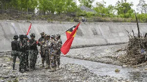 Potret TNI AD Jaga Kedaulatan di Perbatasan RI-Timor Leste