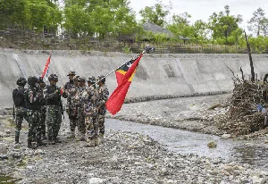 Potret TNI AD Jaga Kedaulatan di Perbatasan RI-Timor Leste