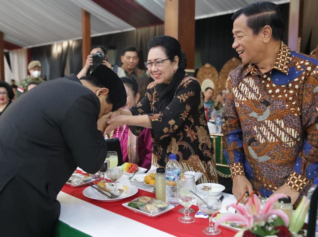 Prabowo Halal Bihalal dengan Purnawirawan TNI di Hambalang