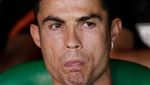 Foto Ronaldo Jadi Pemain Cadangan di Laga Spanyol Vs Portugal