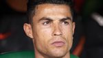 Foto Ronaldo Jadi Pemain Cadangan di Laga Spanyol Vs Portugal