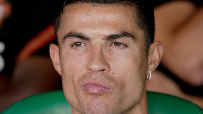 SEVILLA, SPAIN - JUNE 2: Cristiano Ronaldo of Portugal  during the  UEFA Nations league match between Spain  v Portugal  at the Estadio Benito Villamarin on June 2, 2022 in Sevilla Spain (Photo by David S. Bustamante/Soccrates/Getty Images)