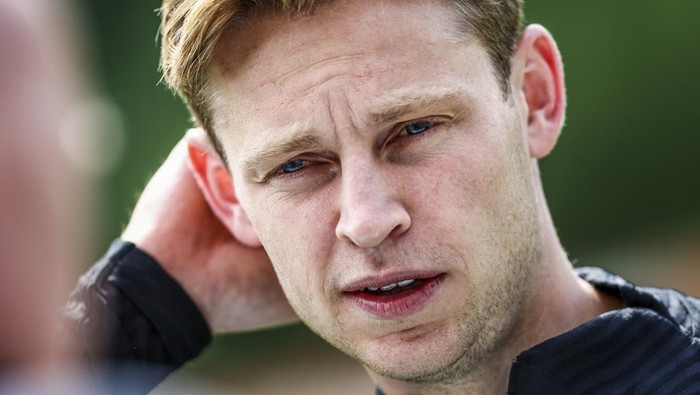 ZEIST - Frenkie de Jong during a training session of the Dutch national team at the KNVB Campus on May 31, 2022 in Zeist, the Netherlands. The Dutch national team is preparing for the UEFA Nations League match against Belgium. ANP VINCENT JANNINK (Photo by ANP via Getty Images)