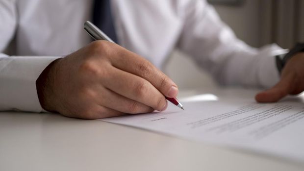 Signing Official Document