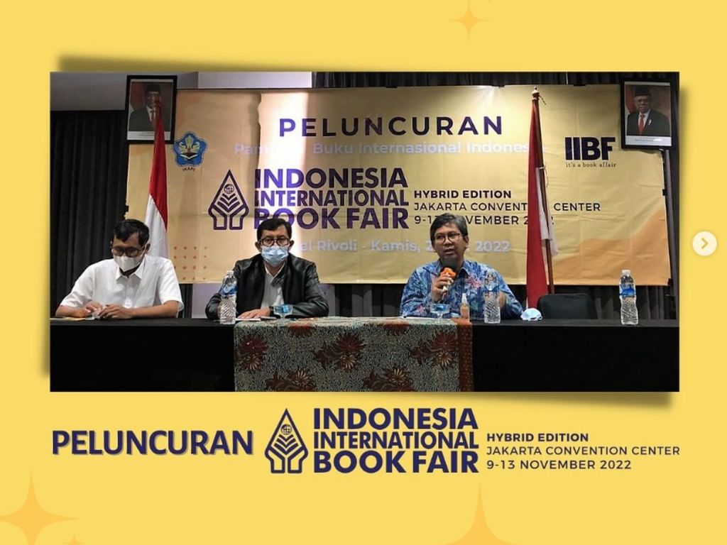 Indonesia International Book Fair 2022 Digelar Secara Hibrid 9-13 November