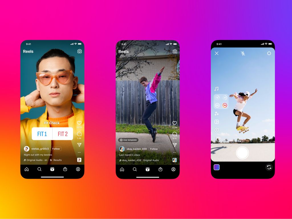 Saingi Tiktok, Instagram Perpanjang Durasi Reels Jadi 90 Detik Saingi Tiktok, Instagram Perpanjang Durasi Reels Jadi 90 Detik