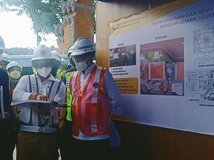 Menhub Tinjau Pembangunan Terminal VVIP Bandara Ngurah Rai Menhub Tinjau Pembangunan Terminal VVIP Bandara Ngurah Rai