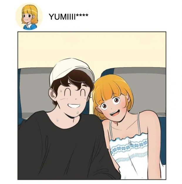 Potret Kim Yu Mi dan Shin Sun Rok di dalam webtoon Yumi Cell