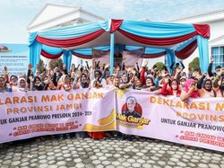 Emak-emak di Jambi Dukung Ganjar Nyapres karena Bisa Jaga Harga Sembako